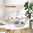 Set Of 2 Rope Storage Basket
