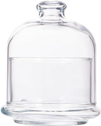 Transparent Glass Candy Box with Lid