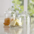 Transparent Glass Candy Box with Lid