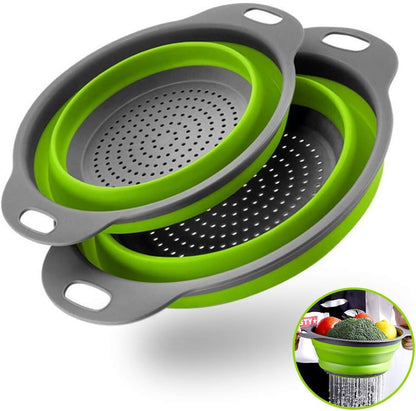 Collapsible Colander Set of 2 Baskets