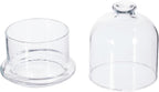 Transparent Glass Candy Box with Lid