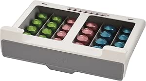 Cupboard-store coffee capsule drawer by Joseph Joseph