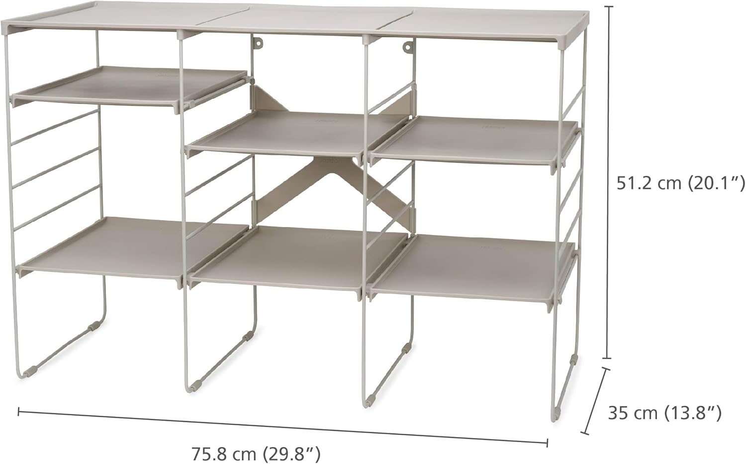 Level Plus Adjustable Show Rack-Triple By Joseph Joseph