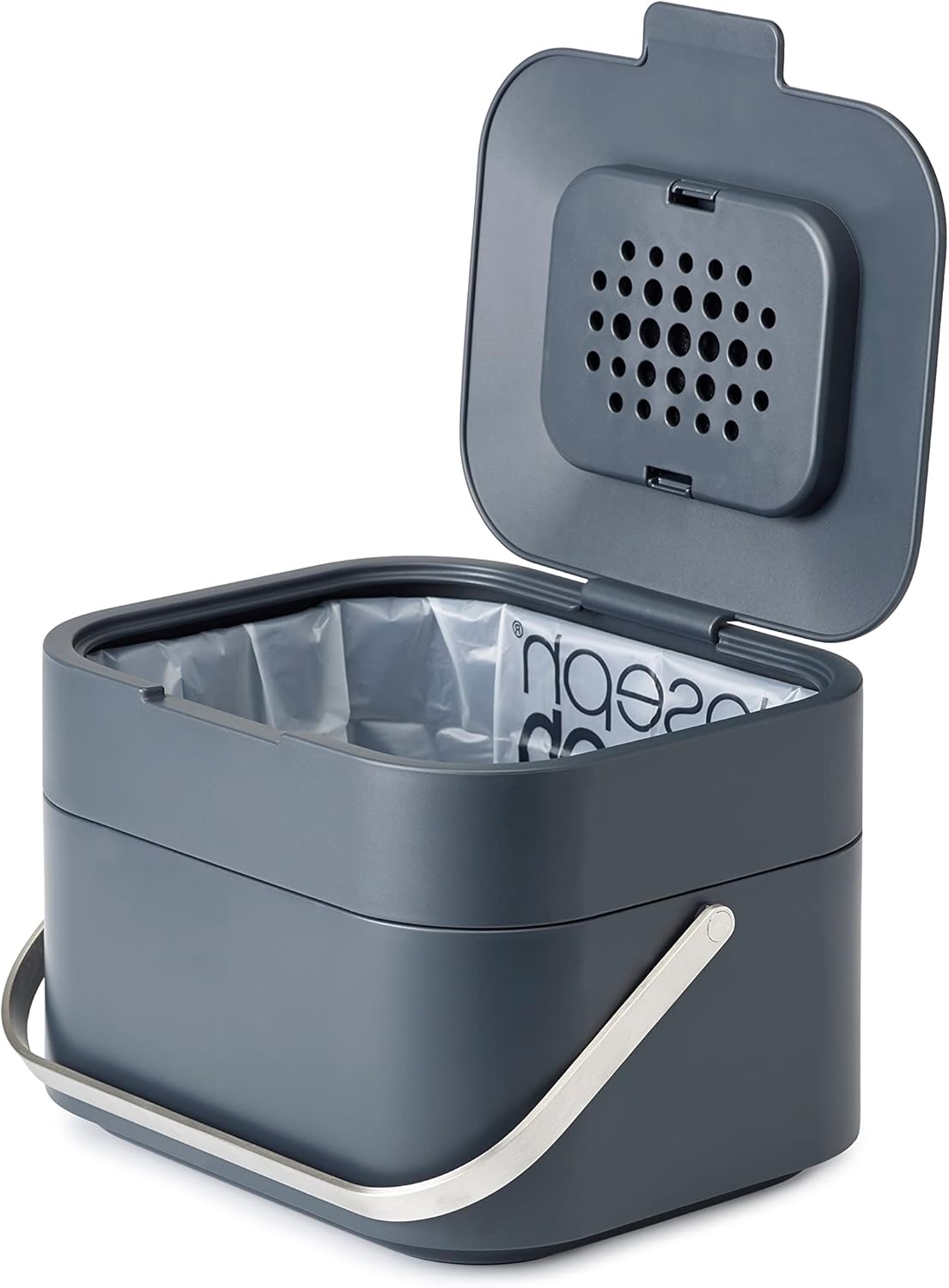 Stack 4 Food Waste Caddy with odor Filter By Joseph Joseph