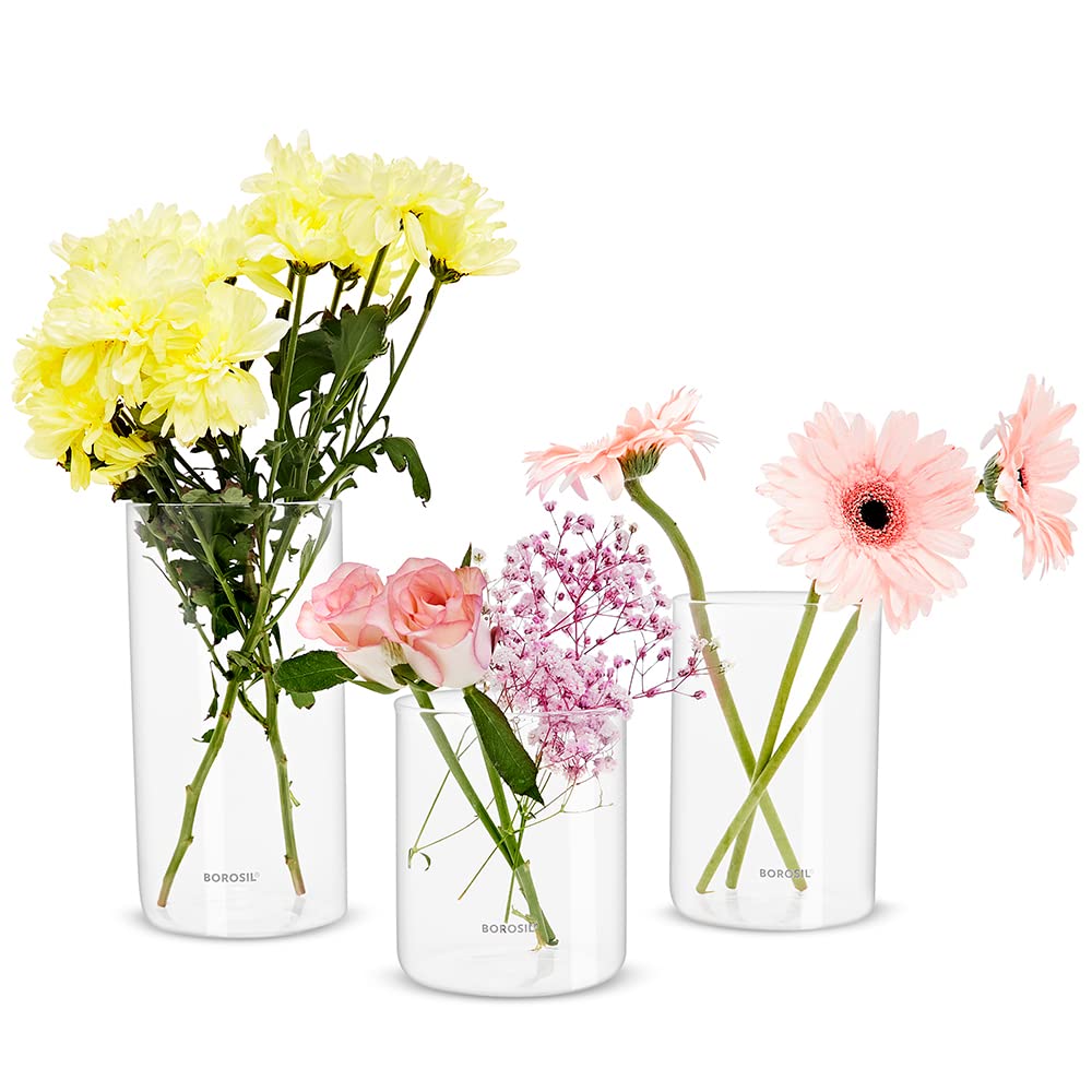 3 pcs Flower Pot with Wooden Base