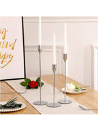 Metal Candle Holders Set of 3