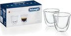DeLonghi Double Walled Thermo Espresso Glasses Set of 2