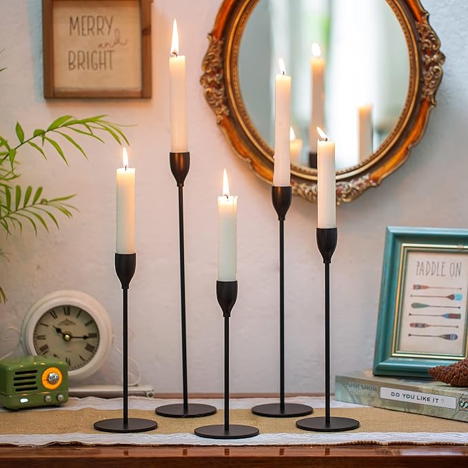 Metal Candle Holders Set of 3