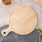 Wooden Pizza Plate with Handle