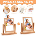 Double-Sided Wood Frame
