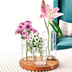 3 pcs Flower Pot with Wooden Base