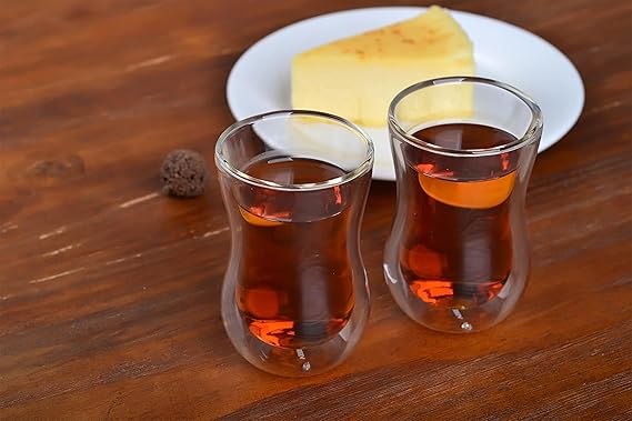Chai 100ml Double-Walled Thermal Cups Set of 2 pcs