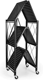 3-Tier Foldable Metal Rack