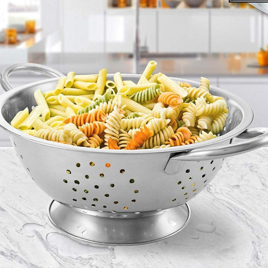 Stainless Steel Colander with Side Handles