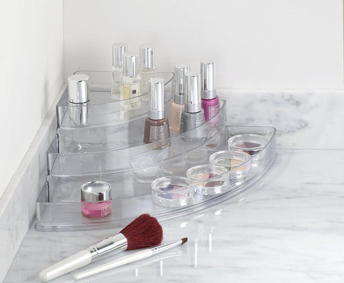 Acrylic 3-Tier Corner Shelf Organiser