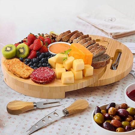 Round Bamboo Cheese Board