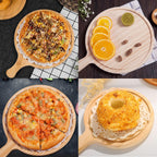 Wooden Pizza Plate with Handle