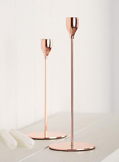 Metal Candle Holders Set of 3