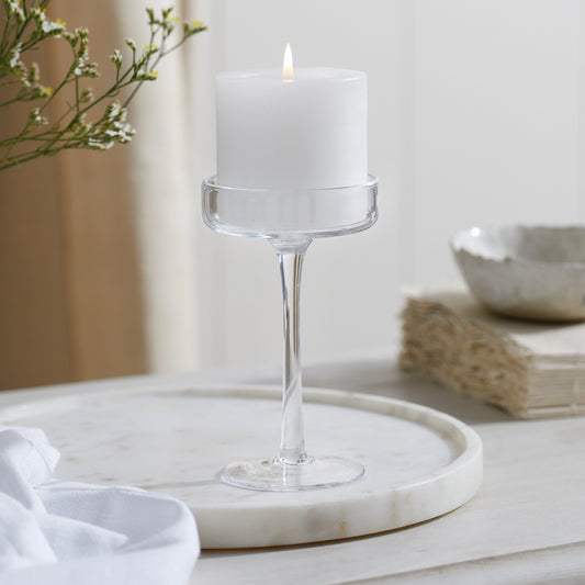 Glass Candle Holder