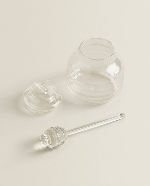 Borosilicate Honey Jar