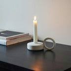Ring Handled Candle Holder