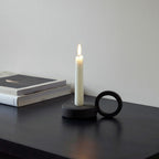 Ring Handled Candle Holder