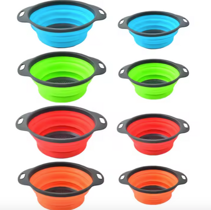 Collapsible Colander Set of 2 Baskets