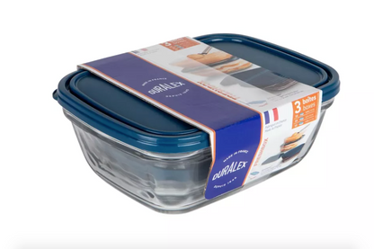 Duralex Freshbox Blue Night Set of 3