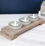 LED Candle with Tray
