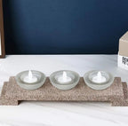 LED Candle with Tray