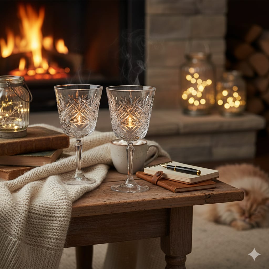 Set of 2 Blomus Amilio Wine Glasses