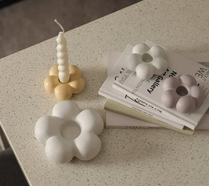 Ceramic Flower Candle Holder