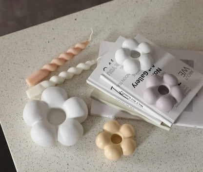 Ceramic Flower Candle Holder