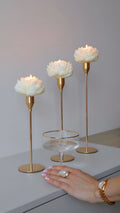 Metal Candle Holders Set of 3