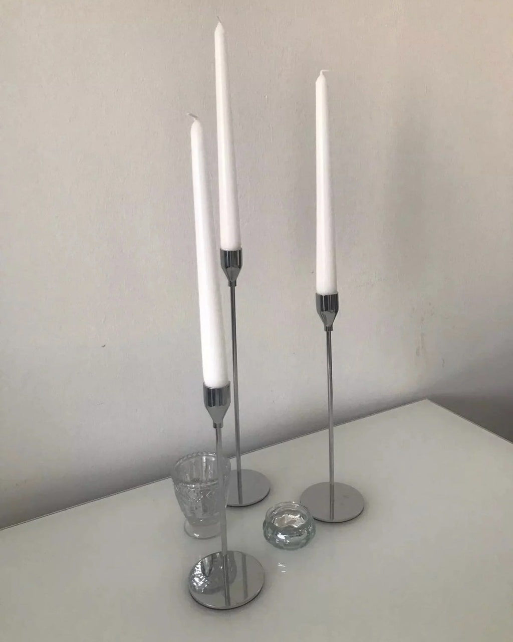 Metal Candle Holders Set of 3