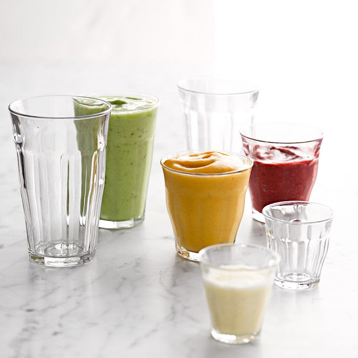 Set Of 6 Duralex Picardie Transparent Glass