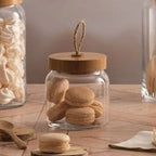 Woody Storage Jar with Lid