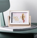 Wood Photo Frame with Mirror