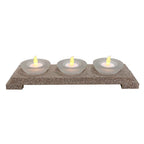 LED Candle with Tray